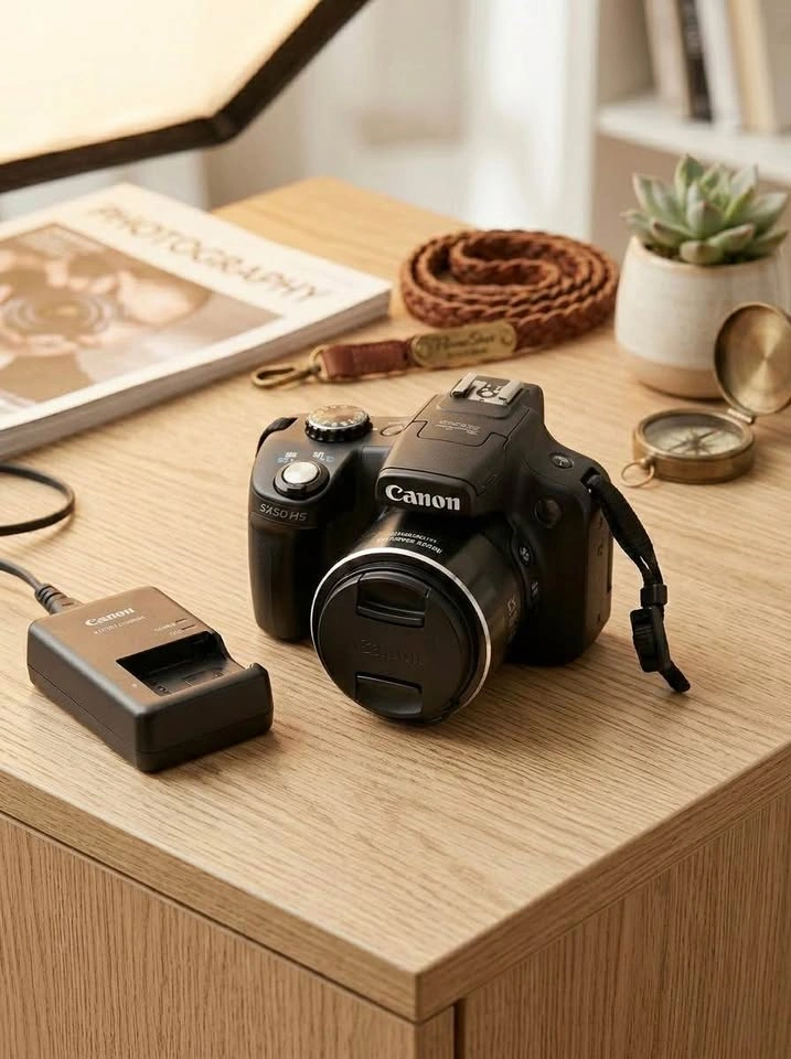 Canon PowerShot SX50 HS 50x Zoom Camera + Charger