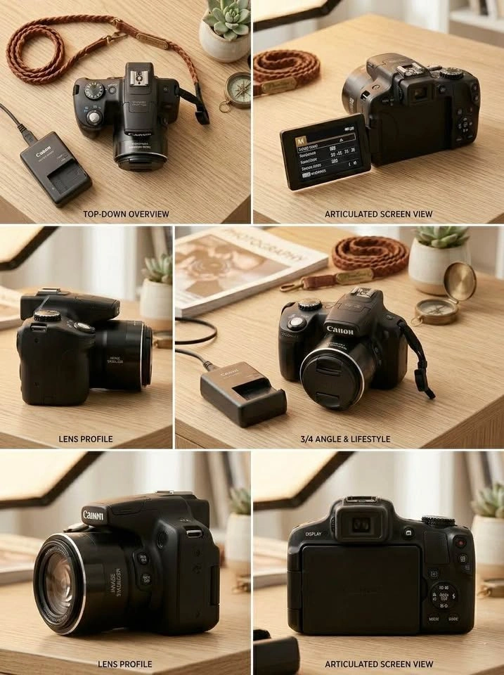 Canon PowerShot SX50 HS 50x Zoom Camera + Charger - photo 2