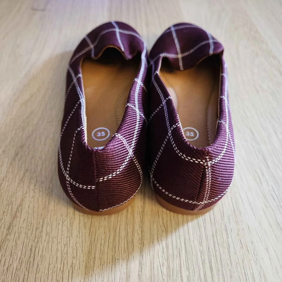 Rubi Plaid Flats Size 35 (US 4.5) - photo 2