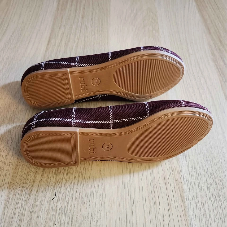 Rubi Plaid Flats Size 35 (US 4.5) - photo 3