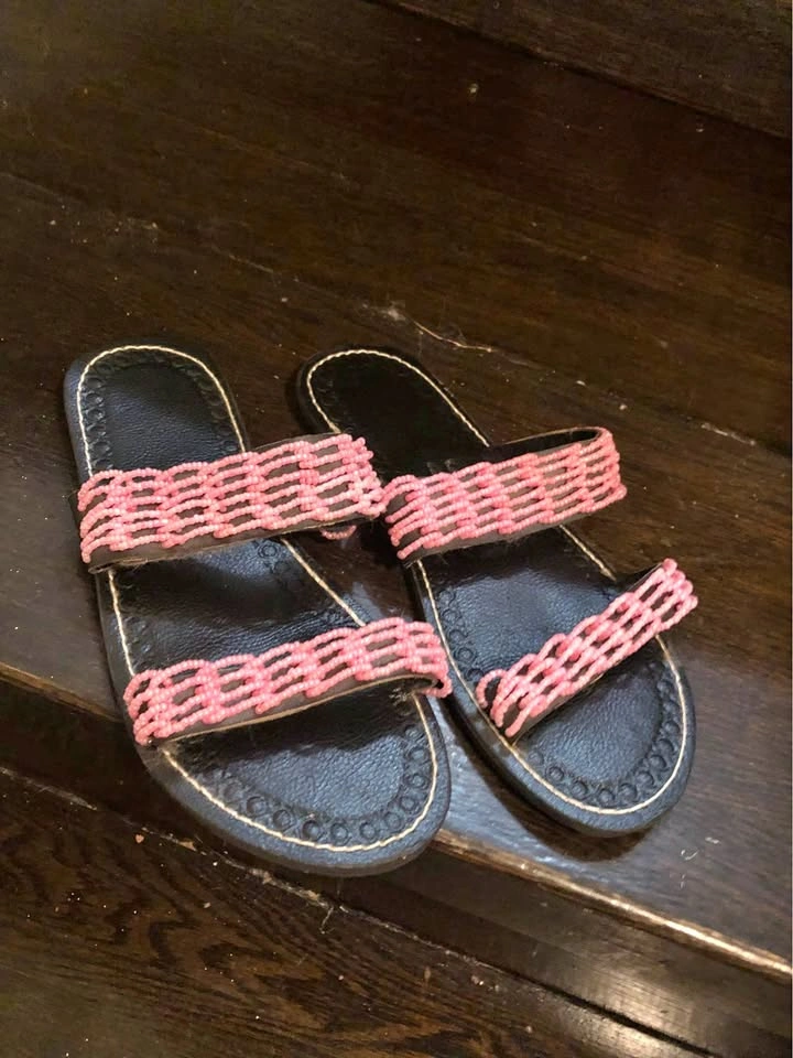 Authentic Handmade African Beaded Sandals