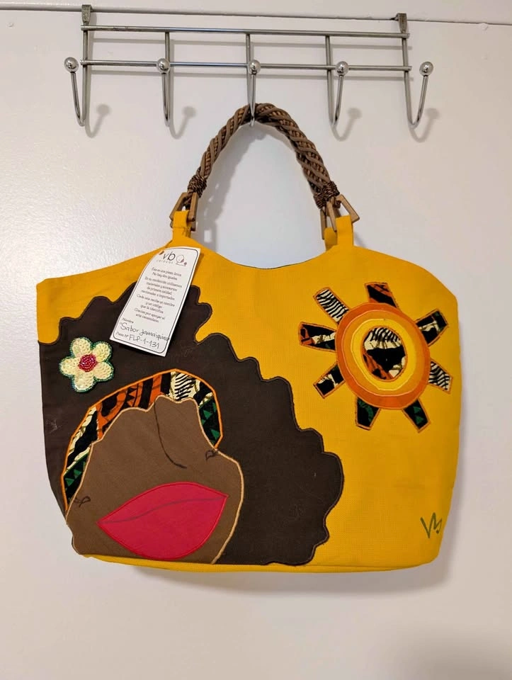 Yellow Tote Bag - Handmade in Caracas, Venezuela