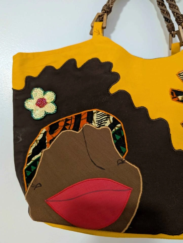 Yellow Tote Bag - Handmade in Caracas, Venezuela - photo 3