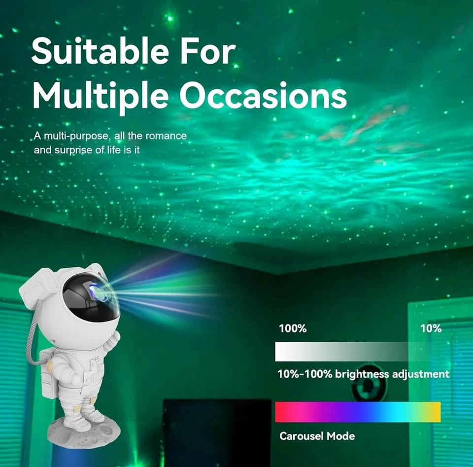 Astronaut Star Projector Night Light (New in Box) - photo 4