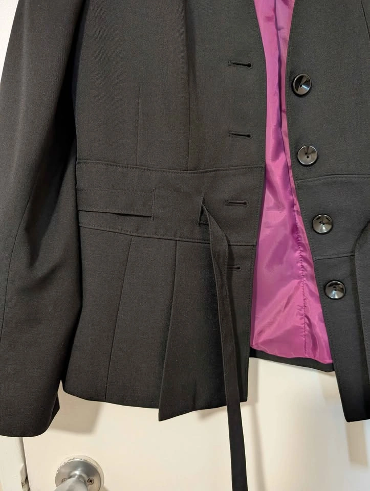 Le Suit Black Pantsuit Size 12 - photo 4
