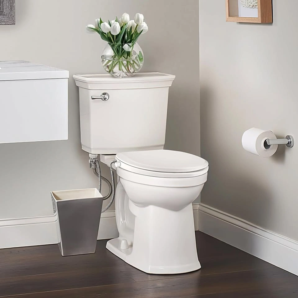 White Bidet Toilet Seat with Dual Nozzle - photo 2