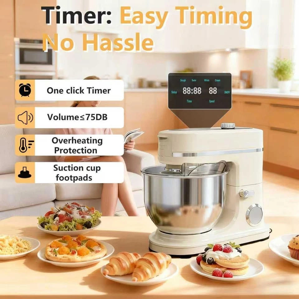 Cream 900W Stand Mixer with Touch Panel - photo 4