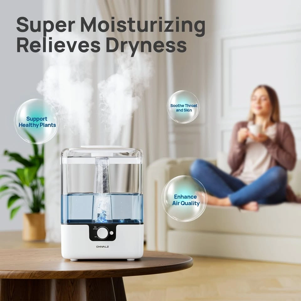 CHIVALZ 6L Humidifier for Large Room Quiet Mist - photo 4