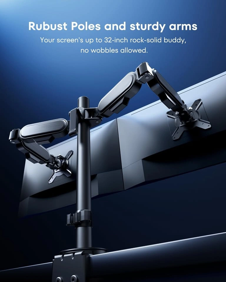 ELESTAND Dual Monitor Stand with Headphone Holder EST001 - photo 3