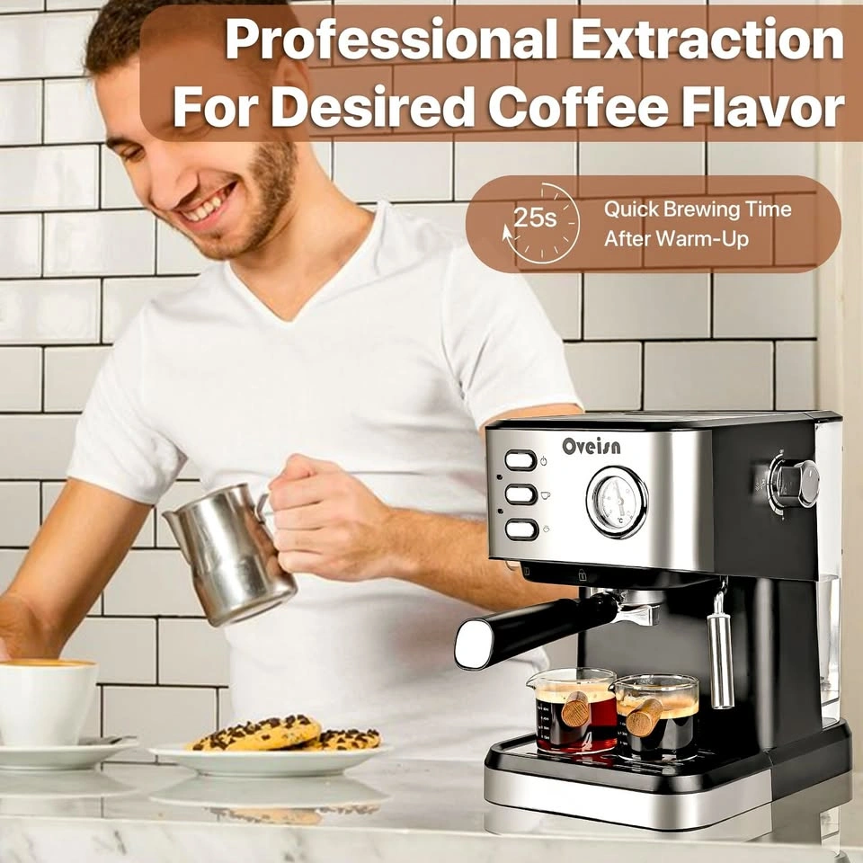 Oveisn Espresso Machine 20 Bar w/ Steam Wand - photo 5