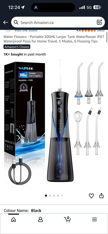 WAFLOO Portable Oral Irrigator 300ml - photo 2
