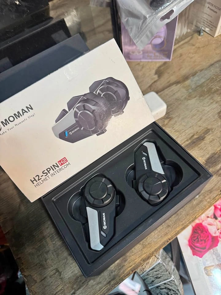 Moman H2-Spin H2 Helmet Intercom 2-Pack