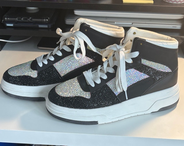 Bejeweled High Top Sneakers