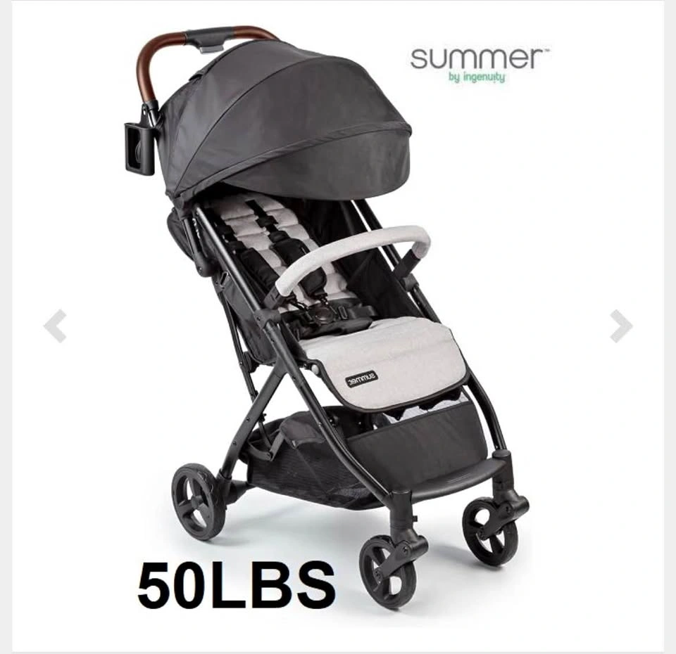 Summer by Ingenuity 3DQuickClose CS+ Stroller - Grey/Black