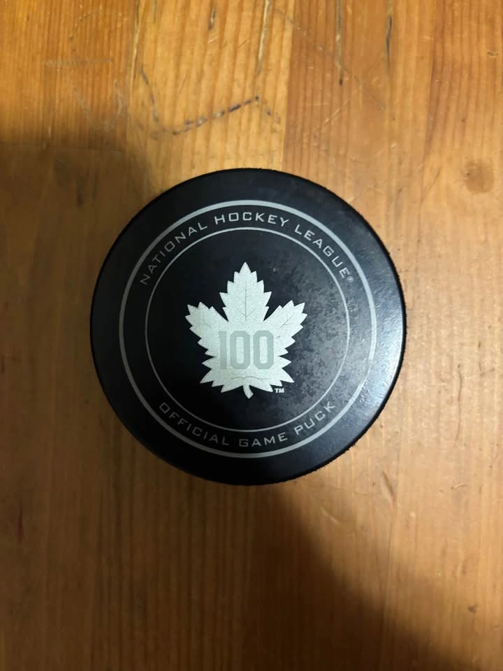 NHL 100 Centennial Official Game Puck - photo 3