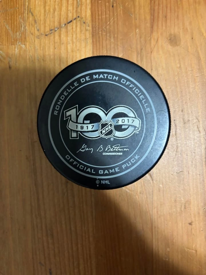 NHL 100 Centennial Official Game Puck - photo 4