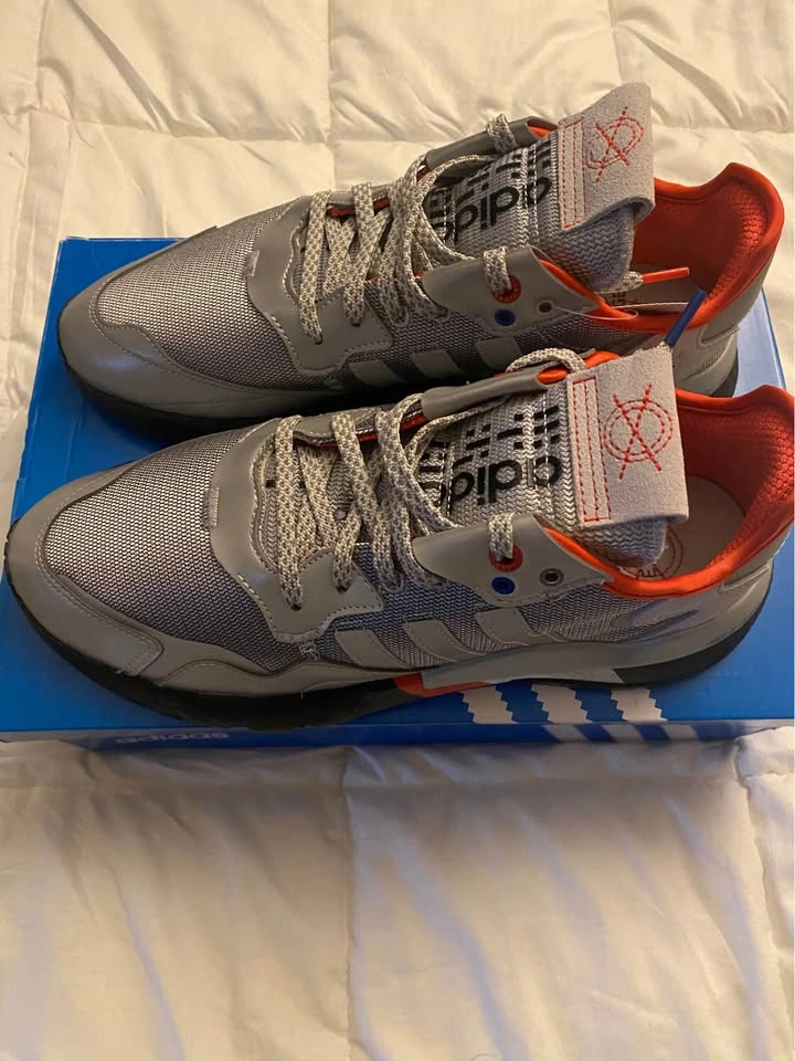 Adidas Nite Jogger Silver Metallic (3M) - Men's 10.5 - Brand New - photo 2