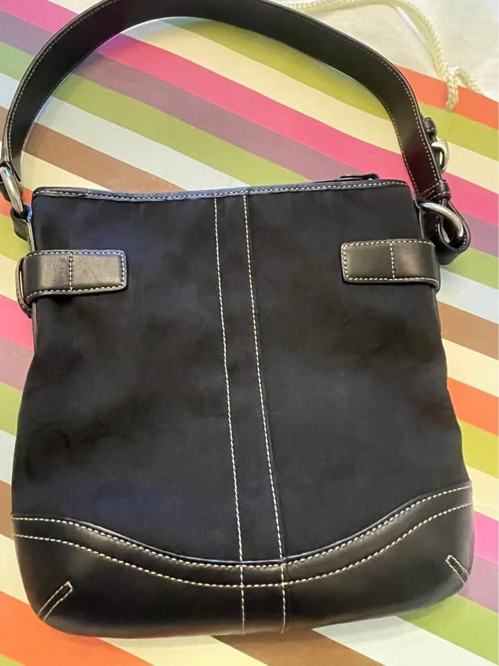 COACH Duffle Shoulder Bag Vintage 3577 image indicator(2)