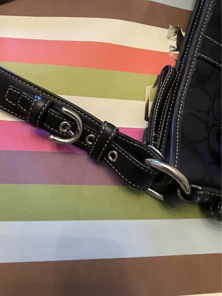 COACH Duffle Shoulder Bag Vintage 3577 image indicator(3)