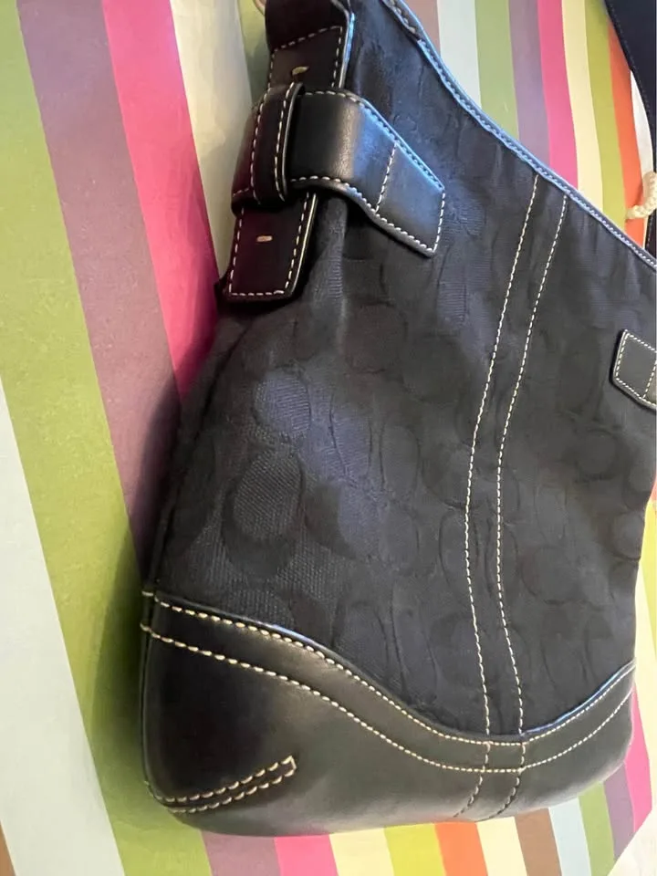 COACH Duffle Shoulder Bag Vintage 3577 image indicator(4)