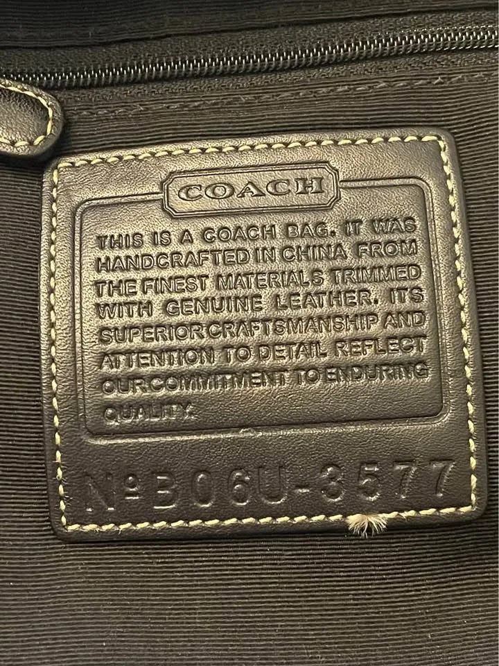 COACH Duffle Shoulder Bag Vintage 3577 image indicator(8)