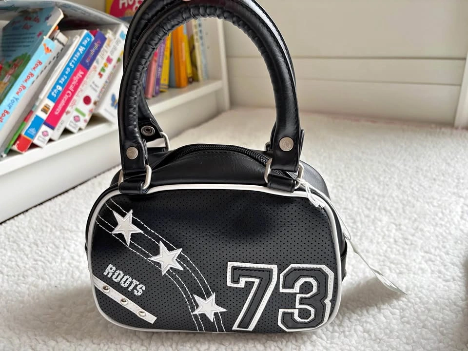 NWT Roots Y2K 73 Mini Bowler Satchel Handbag