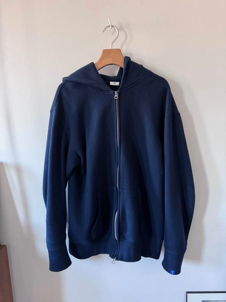 Loopwheeler Navy Made in Japan Hoodie - photo 2