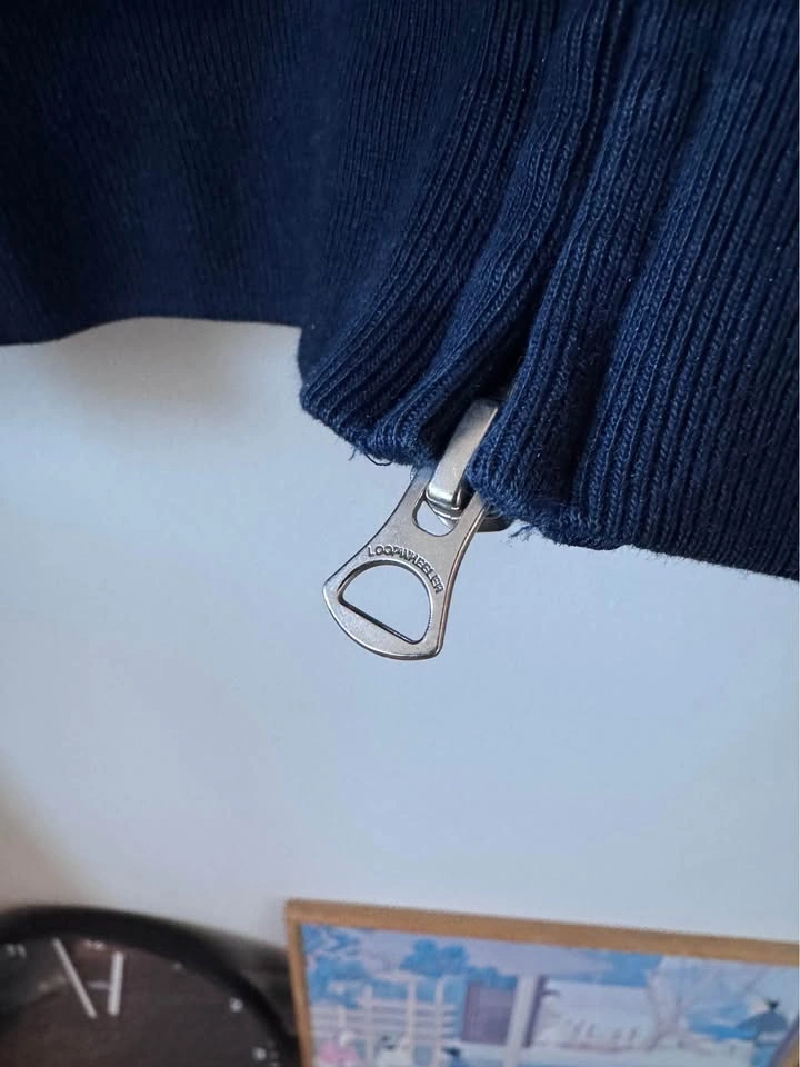 Loopwheeler Navy Made in Japan Hoodie - photo 4