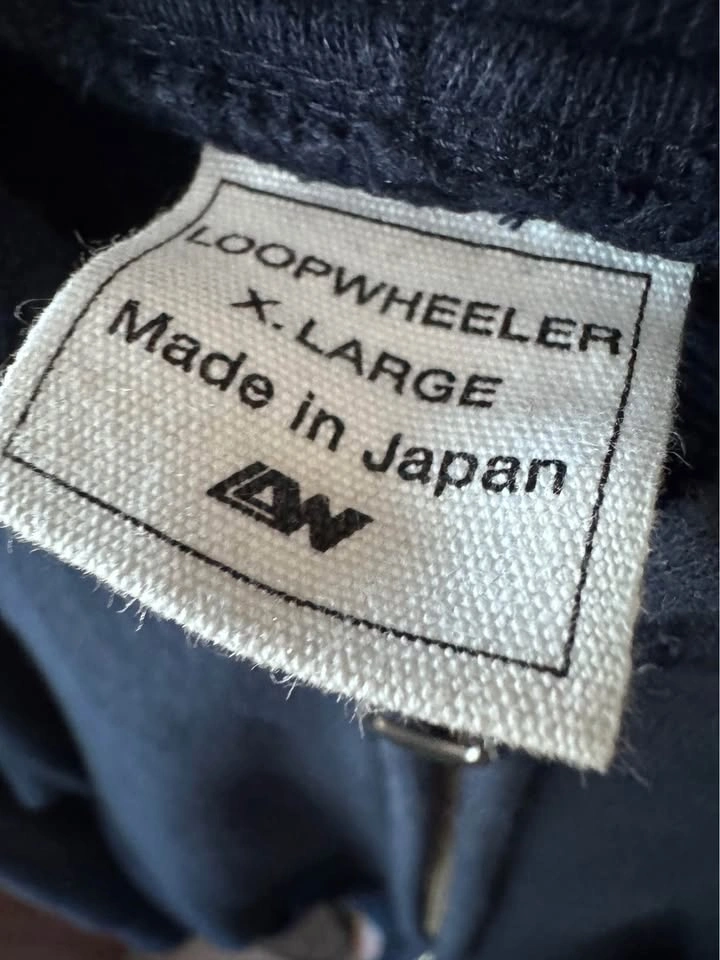 Loopwheeler Navy Made in Japan Hoodie - photo 5
