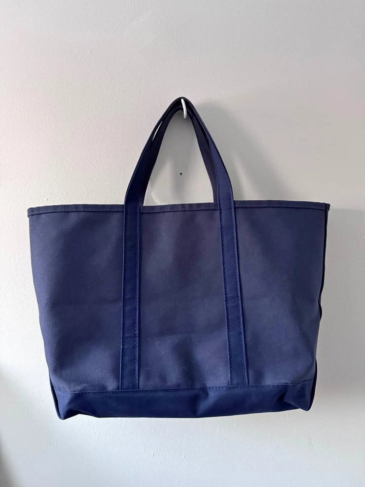 LLBean Navy Tote Bag