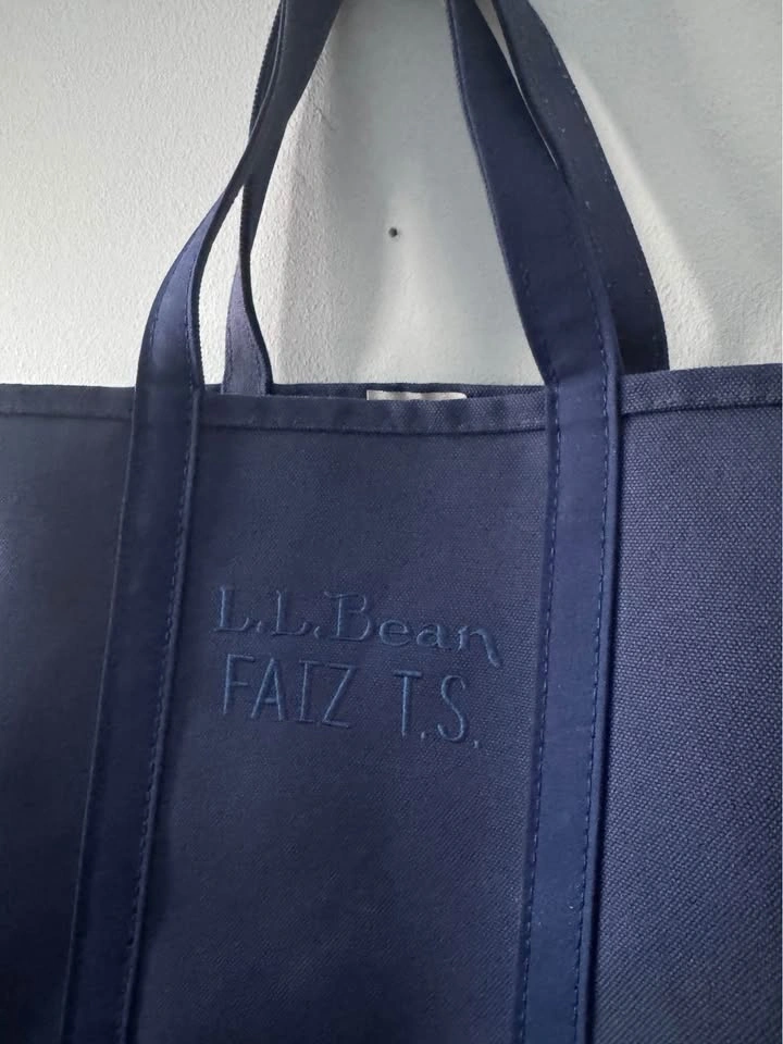 LLBean Navy Tote Bag - photo 3