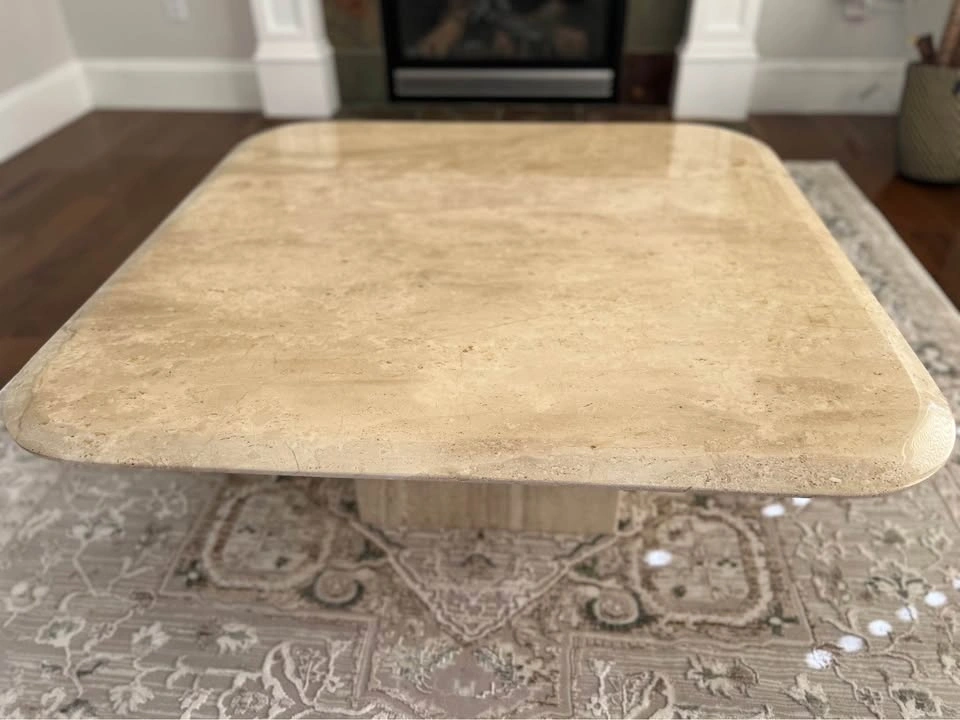 Travertine Coffee Table - photo 3
