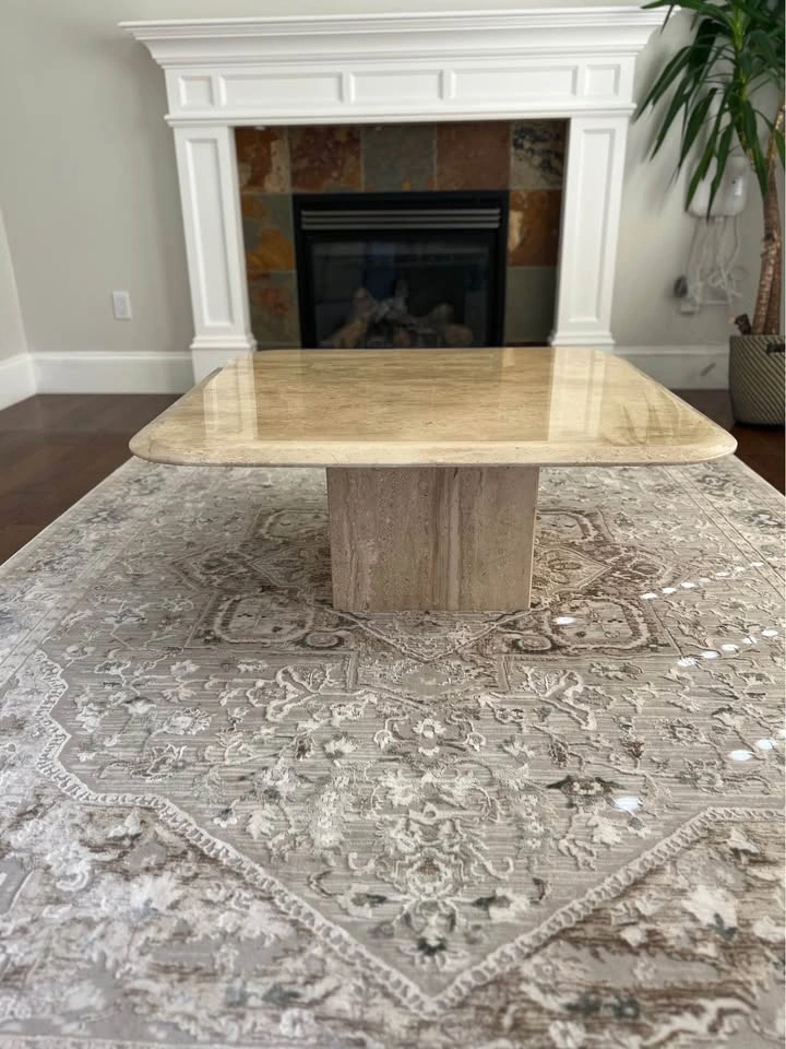 Travertine Coffee Table - photo 4