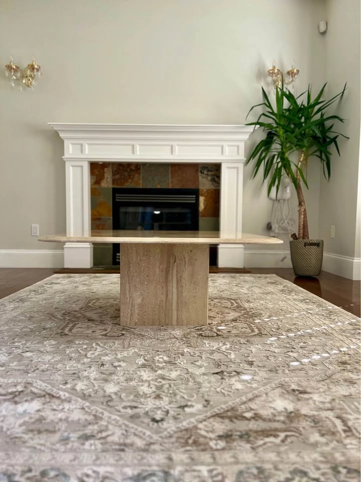 Travertine Coffee Table - photo 5
