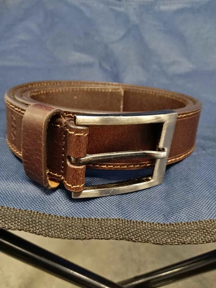Joe's Jeans Brown Genuine Leather Belt Size 36x1-3/8"