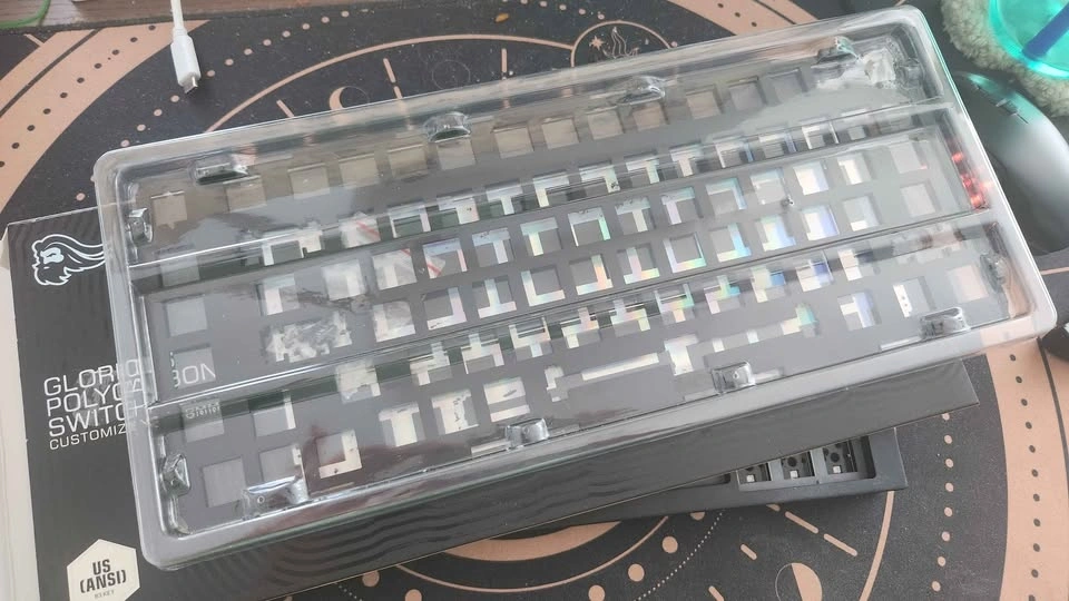 Glorious GMMK Pro - Black 75% - Polycarb plate - photo 2
