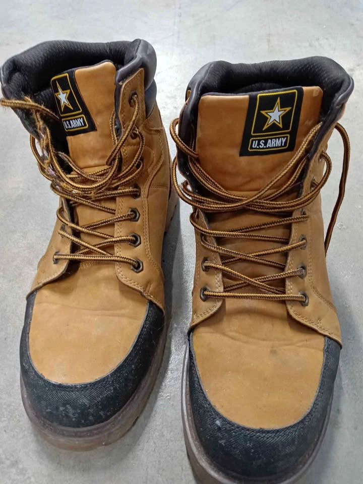 U.S. Army Tan Work Boots Size 11