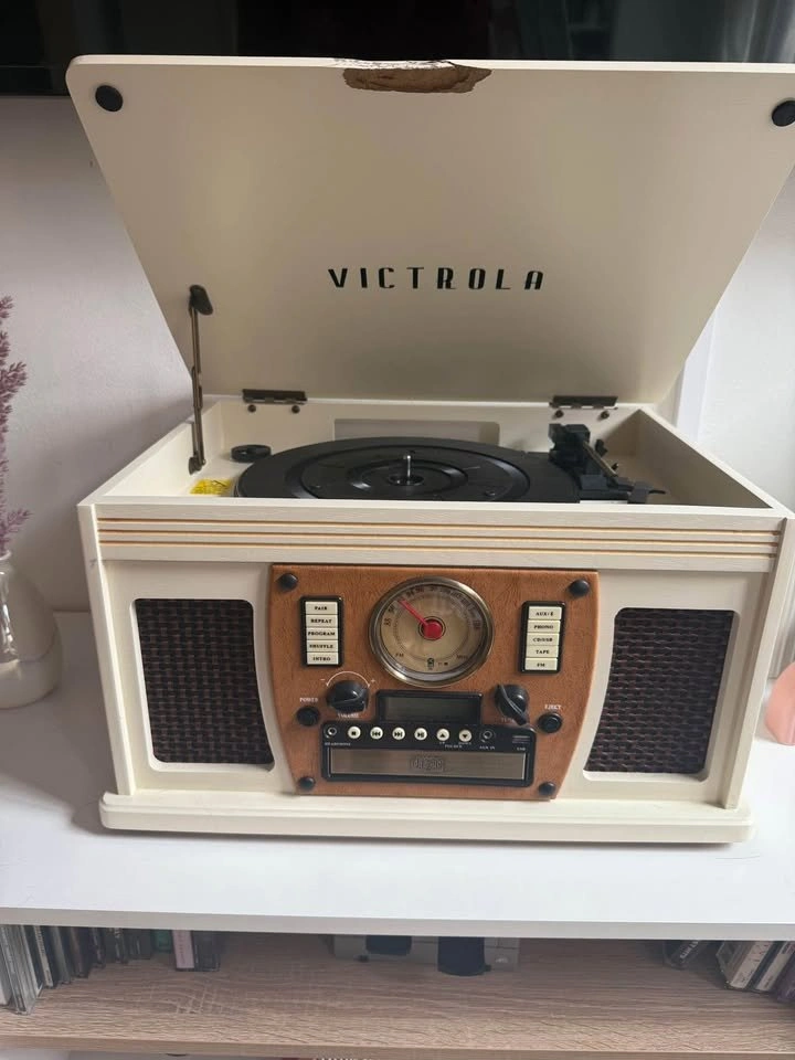 Vintage-Style Record Player / Radio System – Fully Working - photo 2