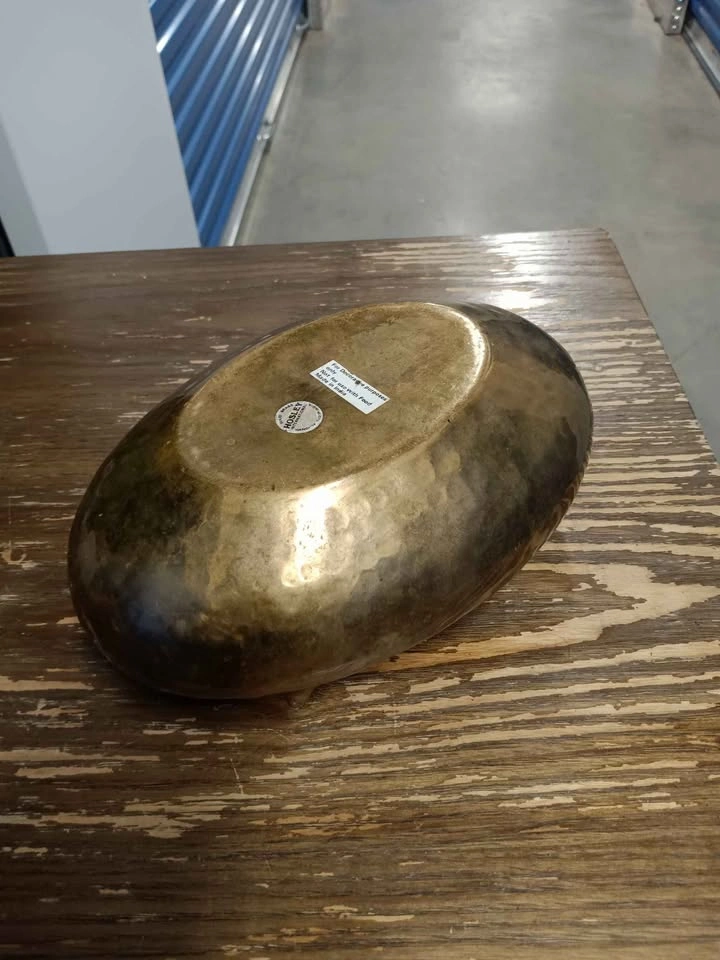 Hosley Brass Hammered Decorative Condom Holder - photo 4