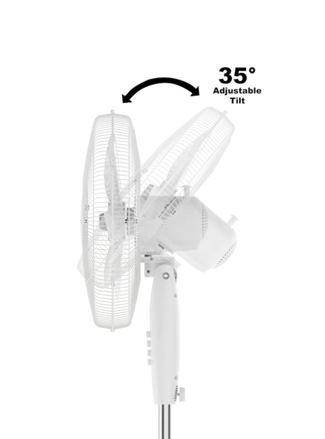 Hampton Bay 16-inch 3-Speed Oscillating Pedestal Fan - photo 5