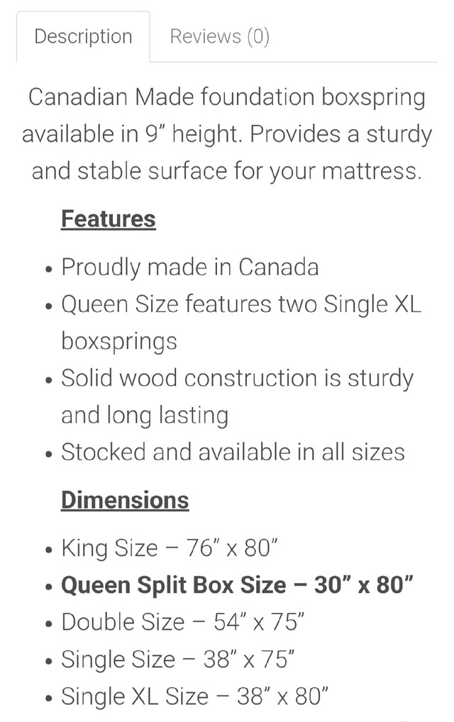 Queen Box Spring - photo 2