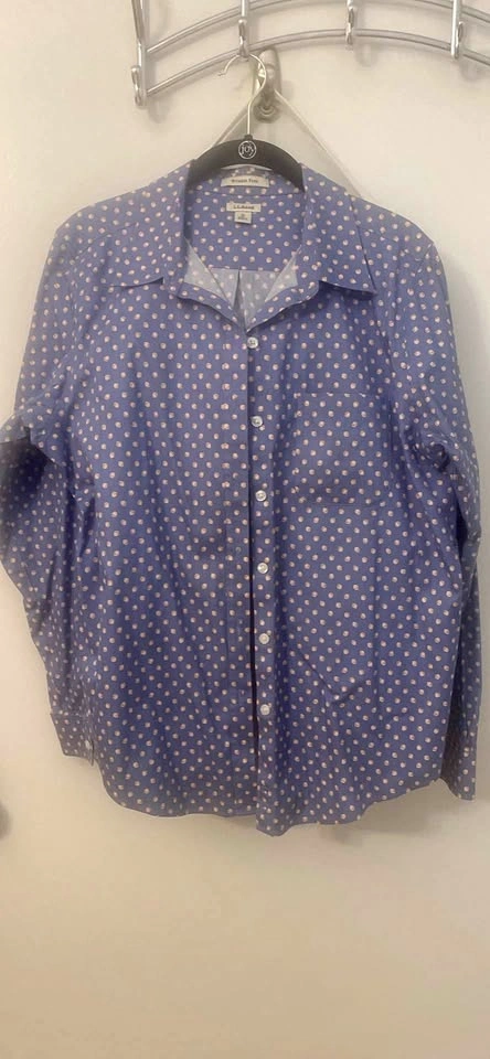 LL BEAN WRINKLE FREE WOMEN SHIRT