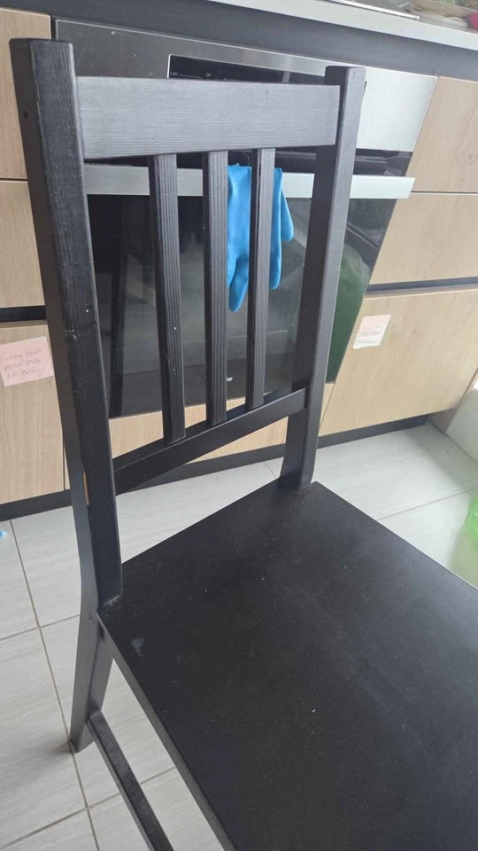 Black Dining Table with 2 Chairs - delivery available - photo 5