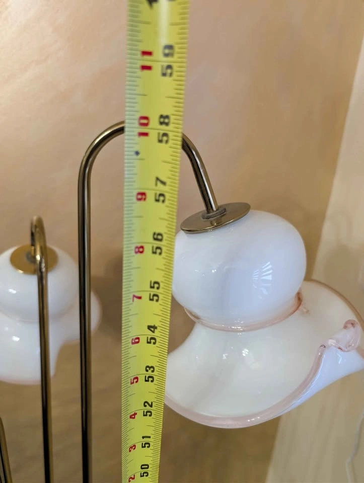 Vintage MCM Murano Glass Tulip Lamp - photo 5