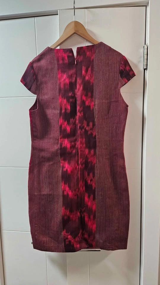 Cute vintage red patterned dress - photo 2
