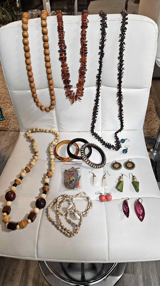 Big Lot of Boho Necklaces Bracelets Earrings