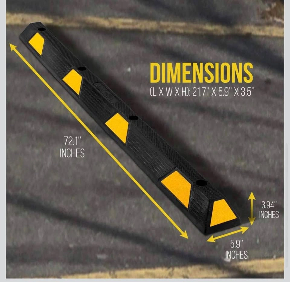 Curb Parking Garage Floor Stopper - 72 Inch - photo 4