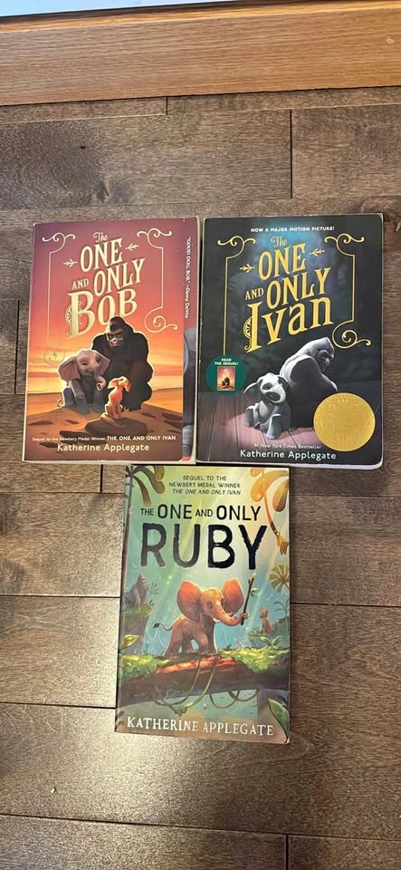 Katherine Applegate The One and Only Ivan, Bob, Ruby book series