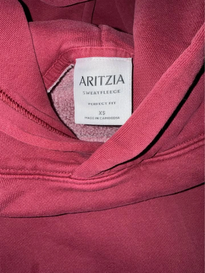 Sumac Burgundy Aritzia Hoodie - photo 2