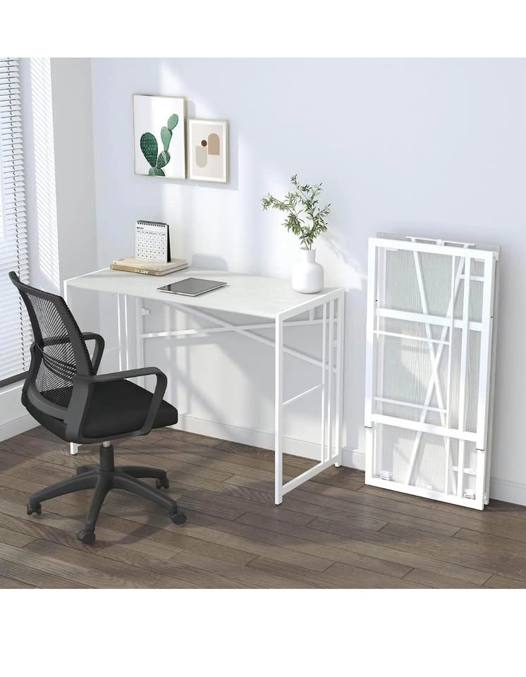 BRAND NEW SEALED BOX FOLDING DESK 40" WRITING TABLE, WHITE - photo 5